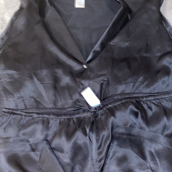 august silk Other - 100% Silk Black PJ Set